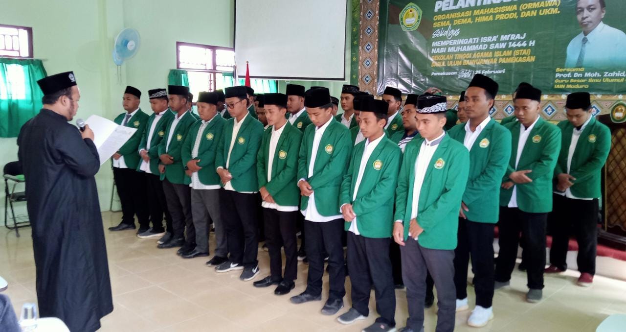 Ketua STAI DUBA Lantik ORMAWA Periode 2023-2024